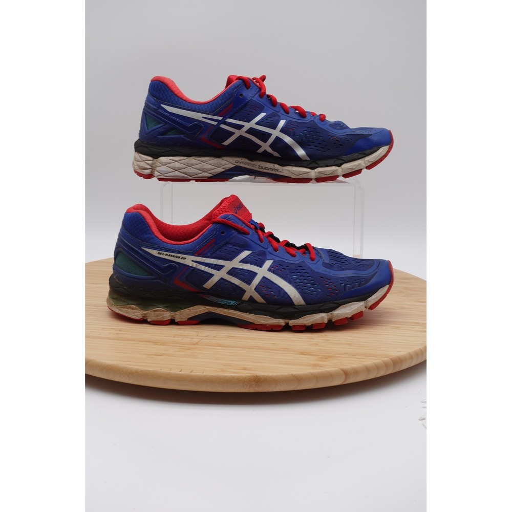 ASICS GEL-Kayano 22 Shoes Mens Size 9.5 43.5 Blue Mesh Running Sneakers